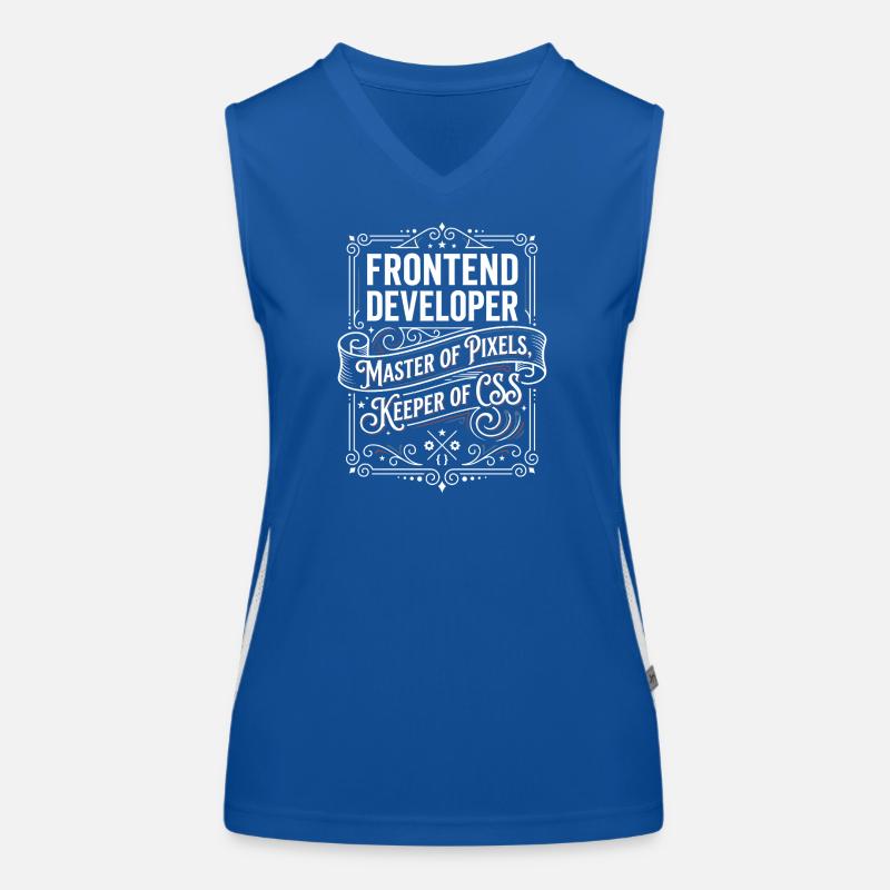 Développeur frontend Pixelmeister CSS Débardeur respirant contrasté Femme