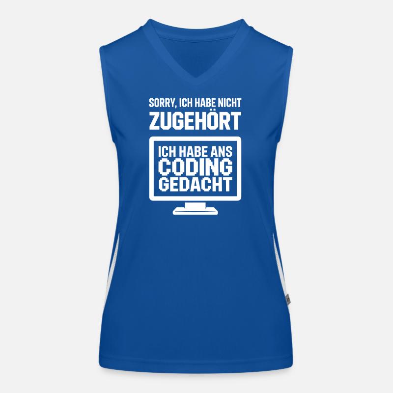 Sorry, I didn't listen to coding Women's Functional Contrast Tank Top