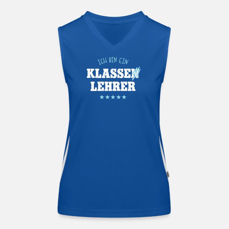 Klassenlehrer Schule Spruch Abschied Bester Lehrer Funktionelles Kontrast-Tank Top für Frauen
