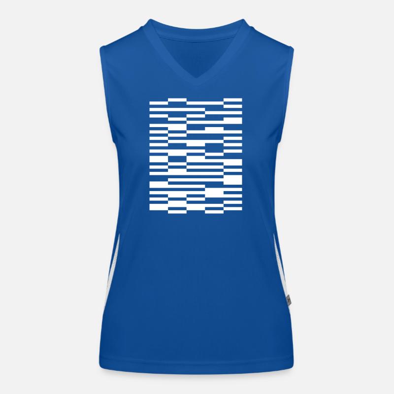 geometric lines pattern design T-Shirt Women's Functional Contrast Tank Top