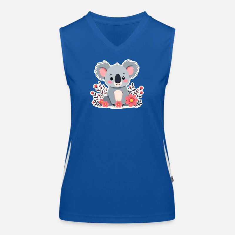 Koala Funktionelles Kontrast-Tank Top für Frauen