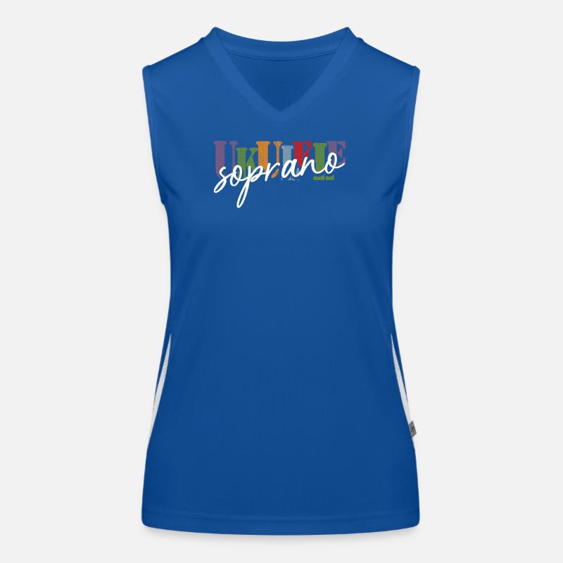 Ukulélé soprano Débardeur respirant contrasté Femme