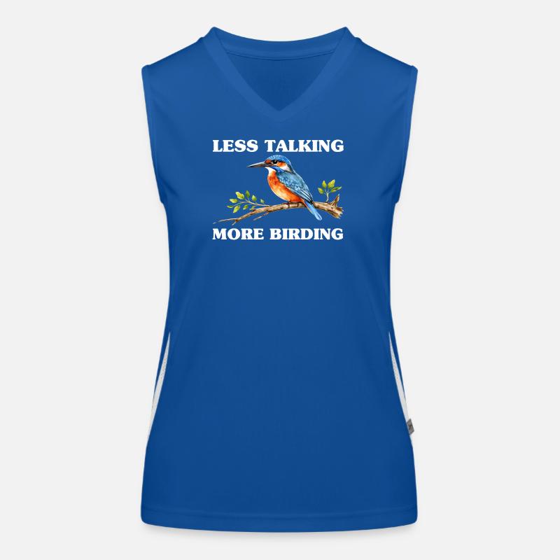 Observation des oiseaux Ornithologue Nerd Débardeur respirant contrasté Femme