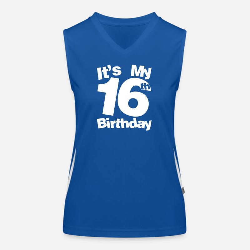 C’est mon 16e anniversaire Débardeur respirant contrasté Femme