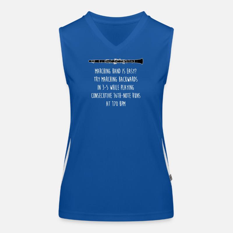 Backward Cadence Marching Tee Women's Functional Contrast Tank Top