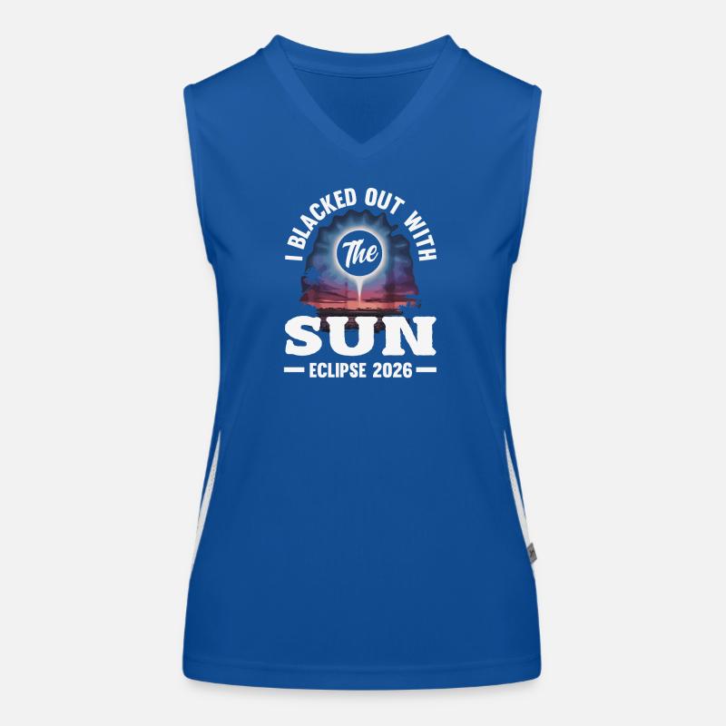 Solar eclipse 2026, August 12 Women's Functional Contrast Tank Top