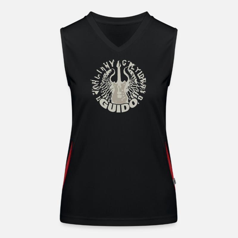 Gift for Guido Women's Functional Contrast Tank Top
