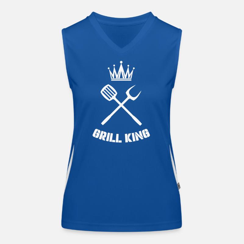 grill_king- Funktionelles Kontrast-Tank Top für Frauen