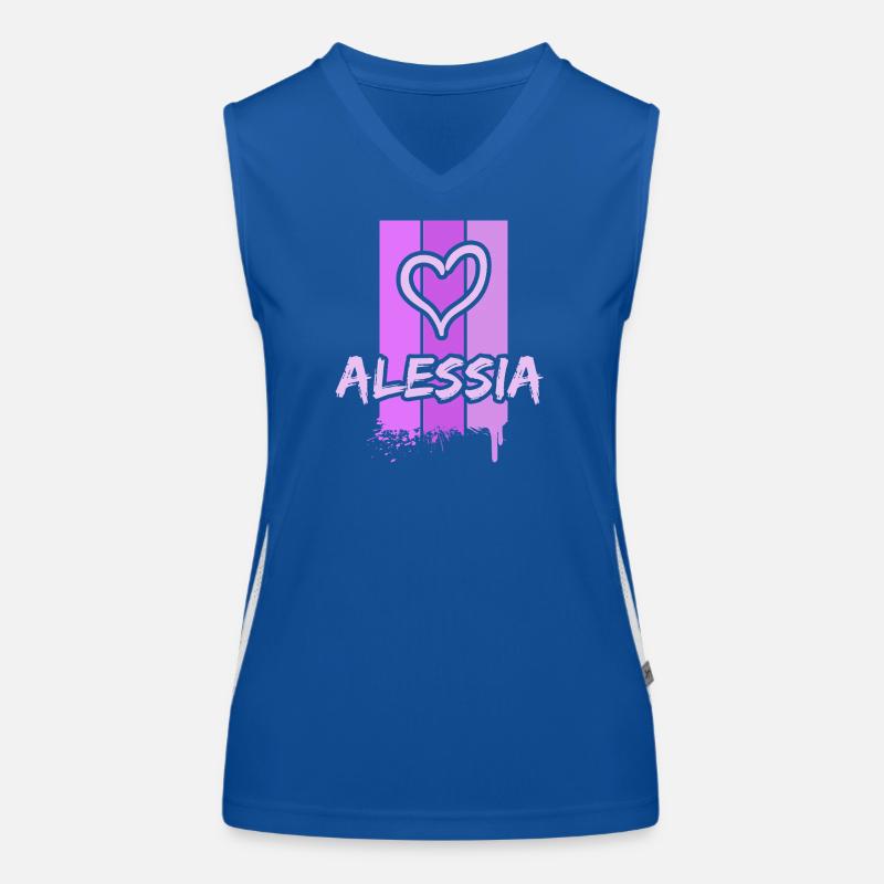 Geschenkidee Alessia Funktionelles Kontrast-Tank Top für Frauen