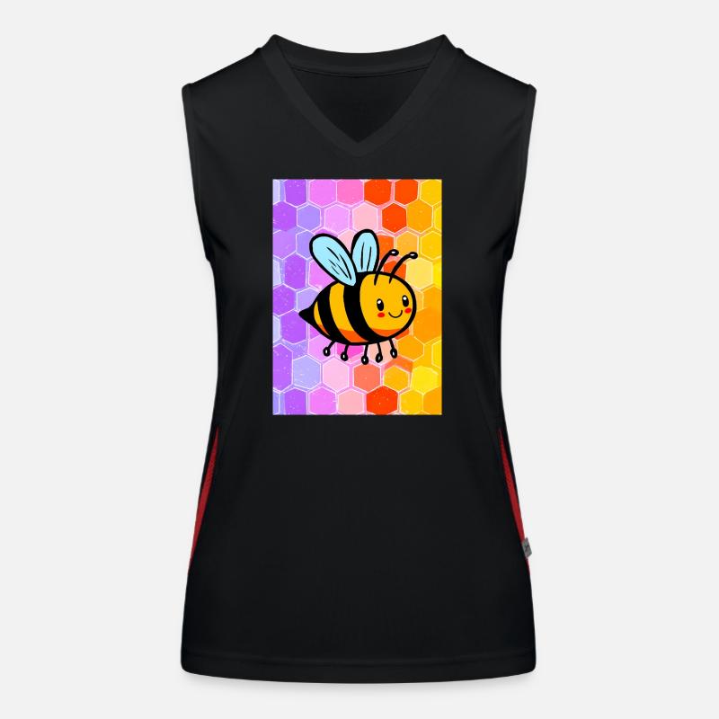bee Women's Functional Contrast Tank Top