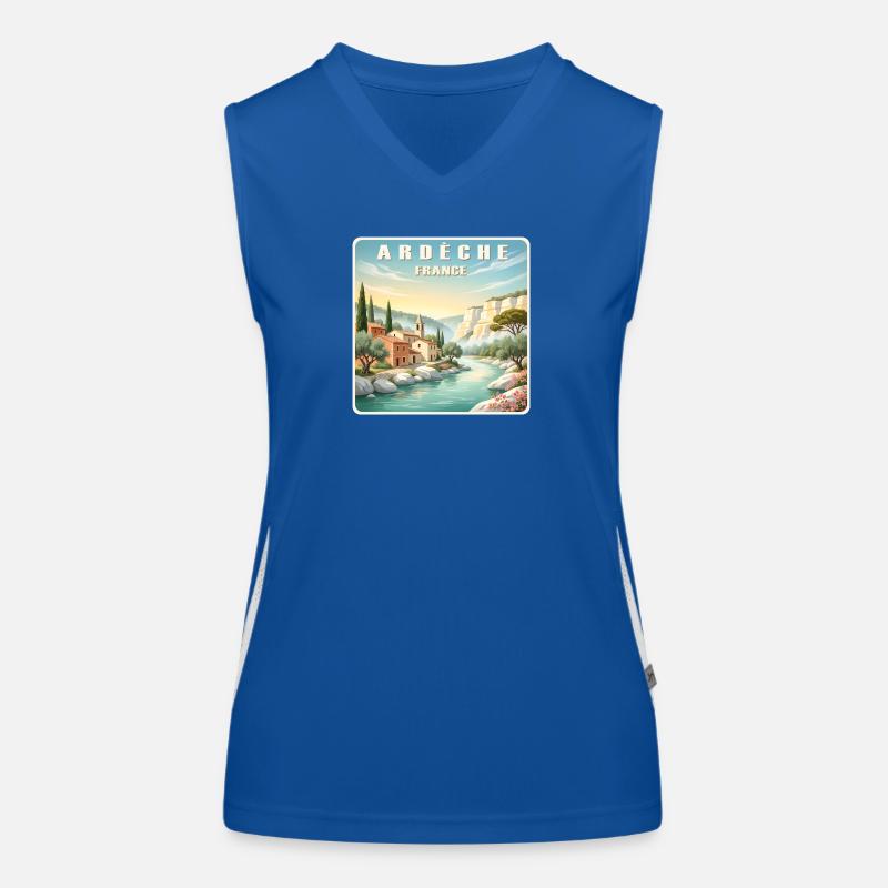 Ardeche Funktionelles Kontrast-Tank Top für Frauen