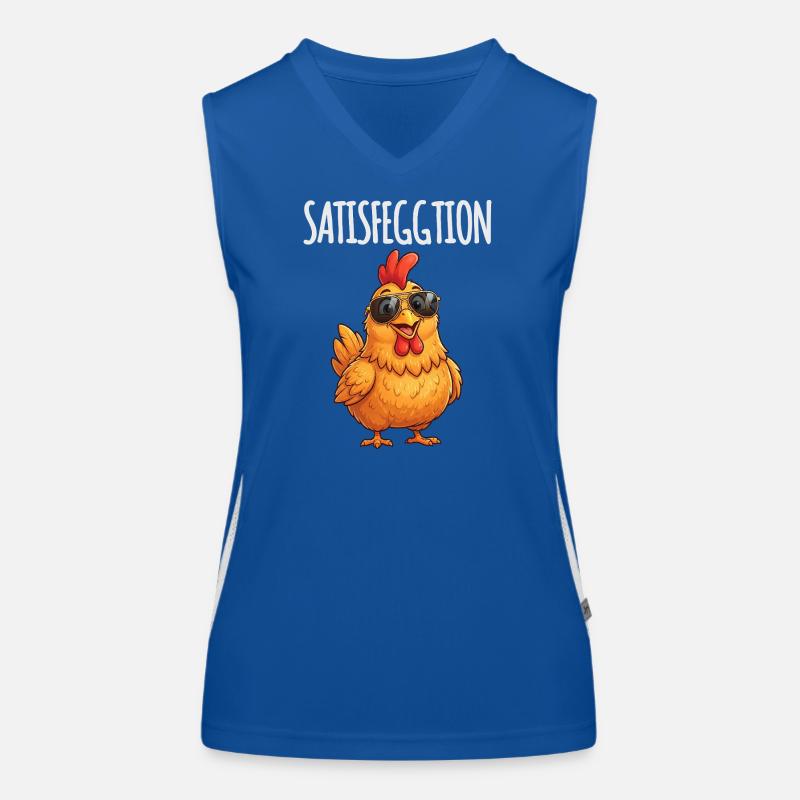 Poulet de la Satisfaction Débardeur respirant contrasté Femme