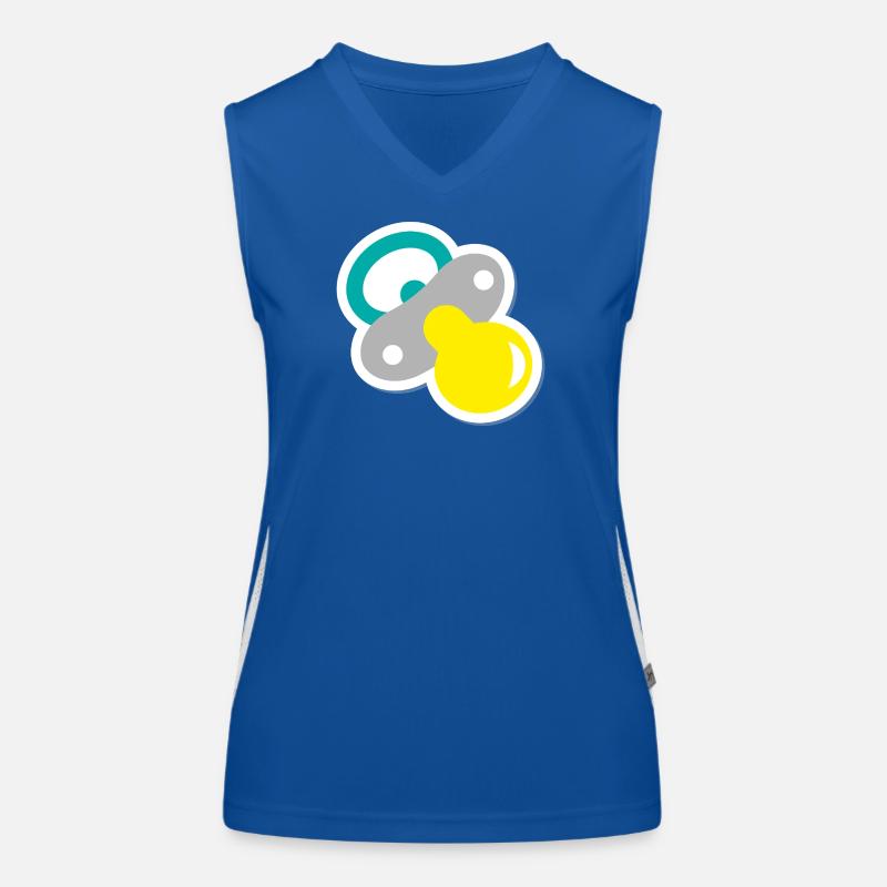 schnuller Funktionelles Kontrast-Tank Top für Frauen