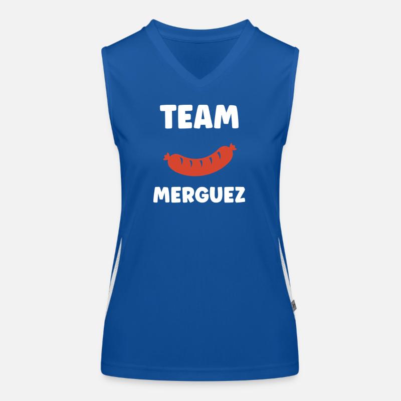 Team Merguez Graphic Débardeur respirant contrasté Femme