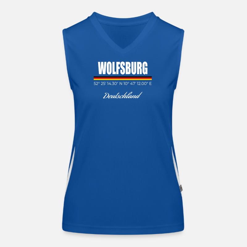 Wolfsburg Funktionelles Kontrast-Tank Top für Frauen