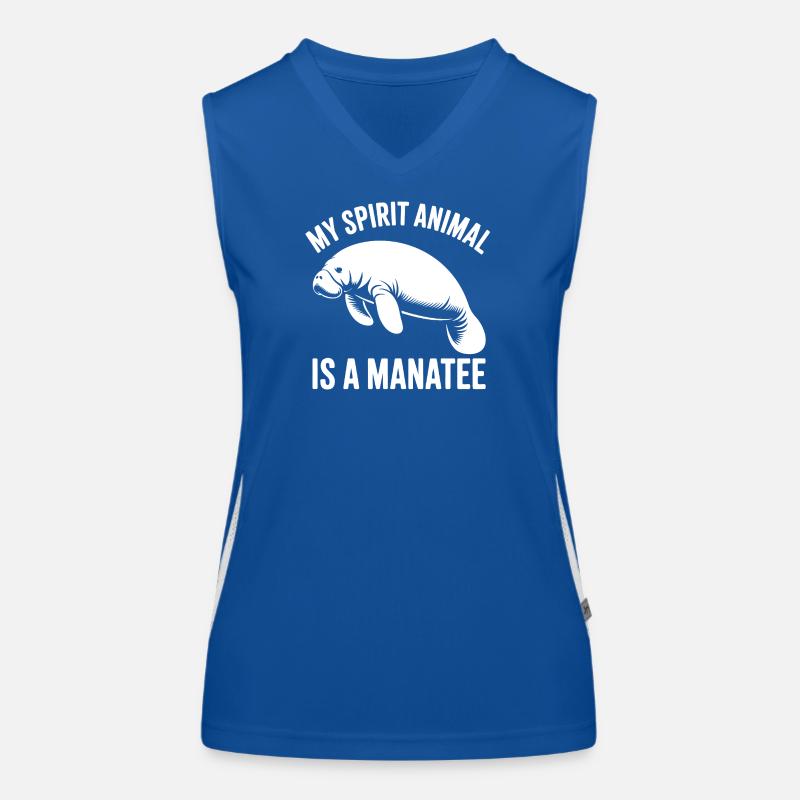 Manatee Spirit Tier Débardeur respirant contrasté Femme