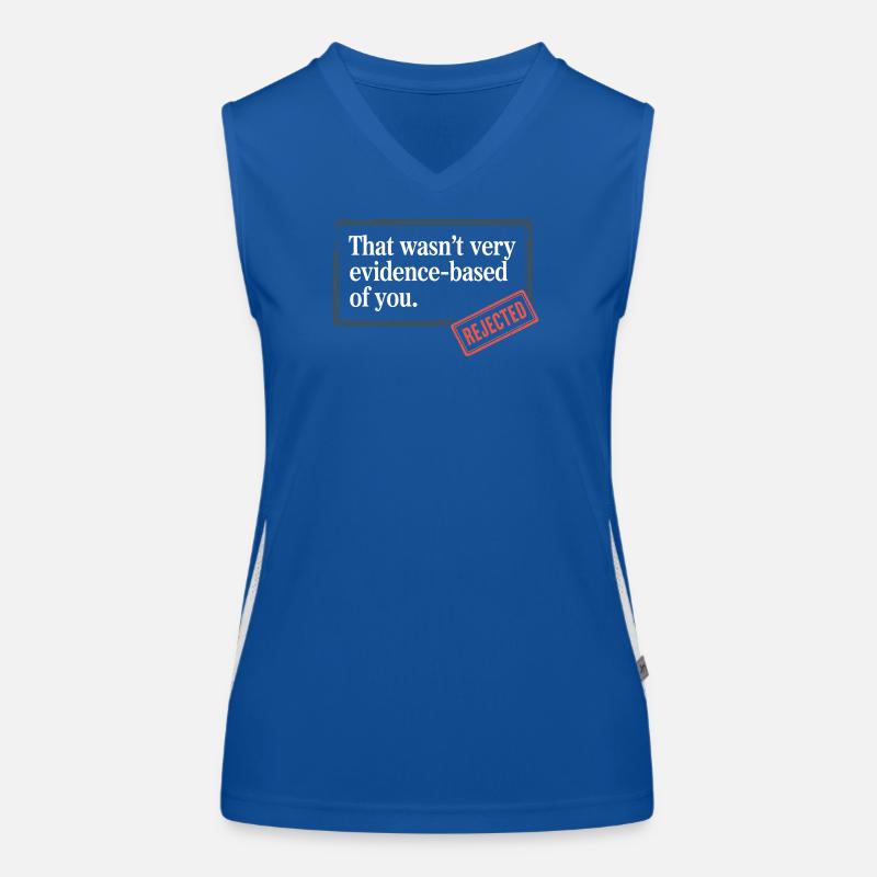 That Wasn't Evidence-Based Medizin Labor Nerd Arzt Funktionelles Kontrast-Tank Top für Frauen