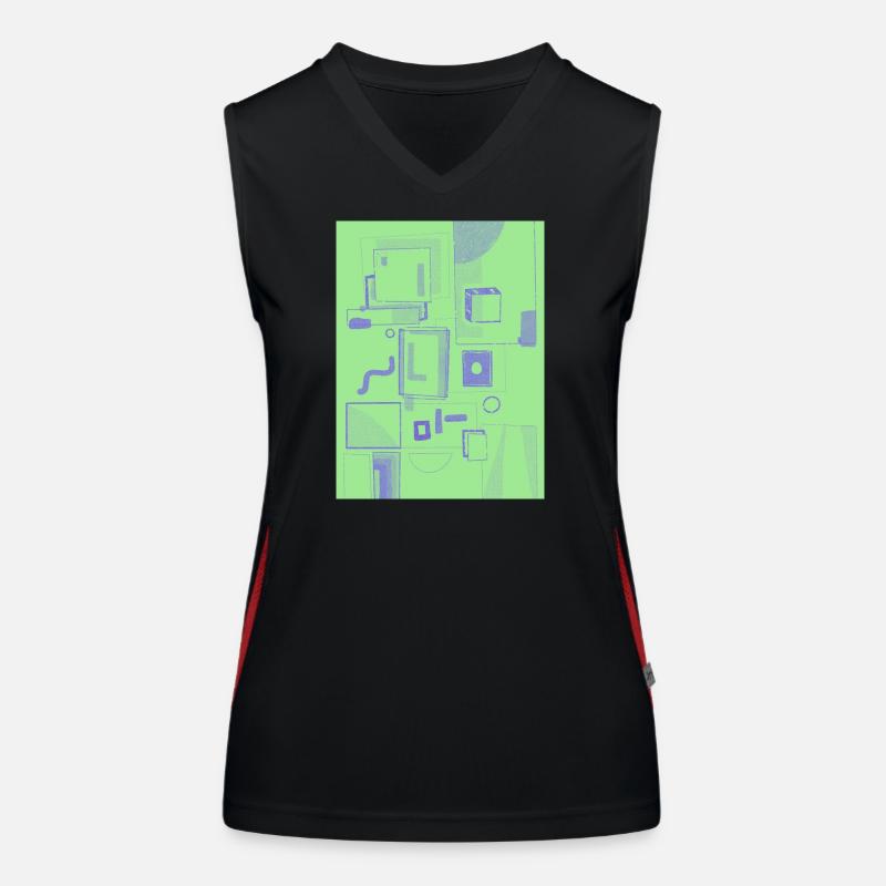 Speech Bubbles Débardeur respirant contrasté Femme