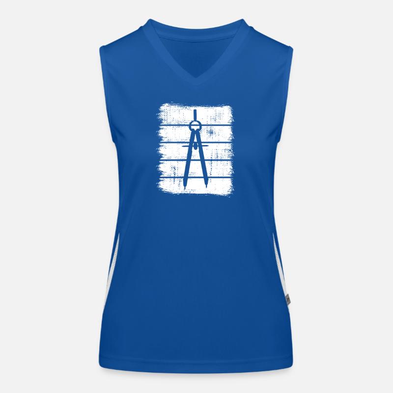 Compasses Women's Functional Contrast Tank Top