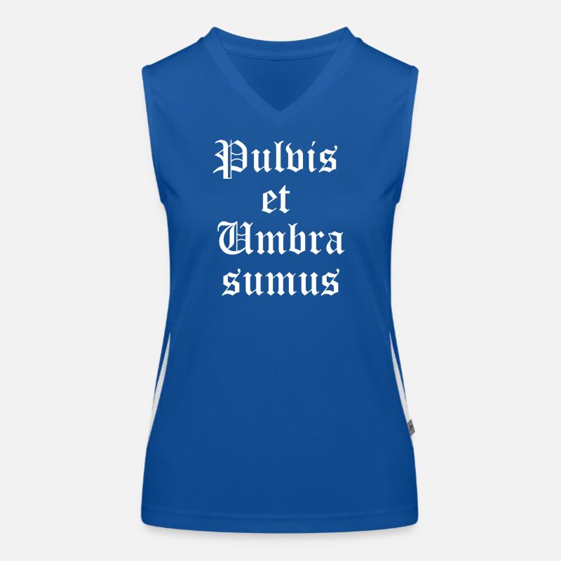Gothic Latin Blackletter Script Women's Functional Contrast Tank Top