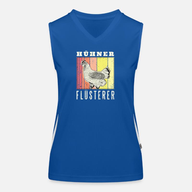 Hühner Flüsterer Funktionelles Kontrast-Tank Top für Frauen