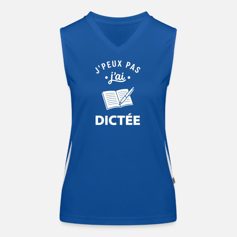 J'peux pas j'ai dictée Débardeur respirant contrasté Femme