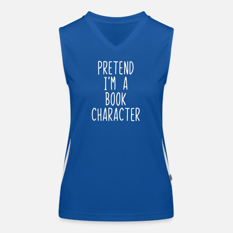 Stell dir vor, ich wäre eine Buchfigur Funktionelles Kontrast-Tank Top für Frauen