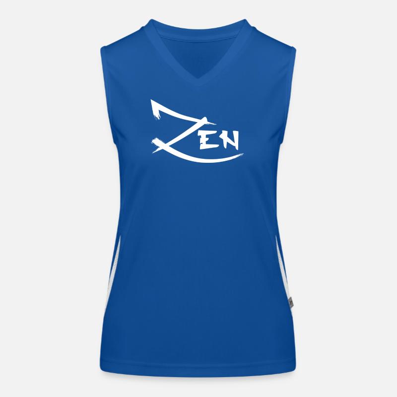ZEN Minimalist Plotting Women's Functional Contrast Tank Top