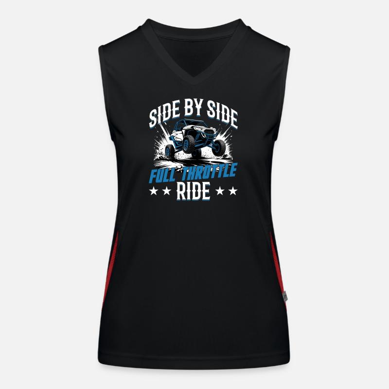 UTV Off Road 4 Wheeler Side by side Women's Functional Contrast Tank Top
