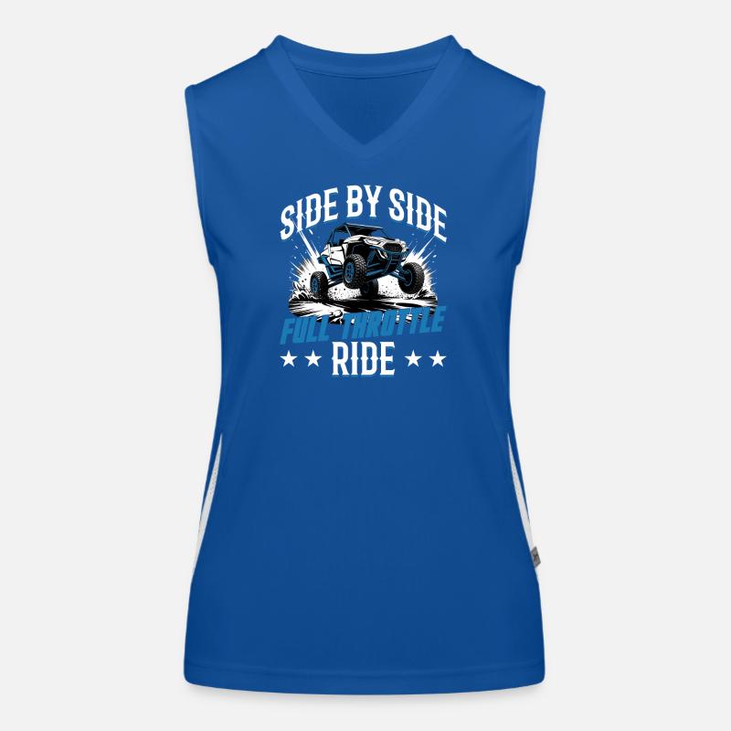 UTV Off Road 4 Wheeler Side by side Women's Functional Contrast Tank Top