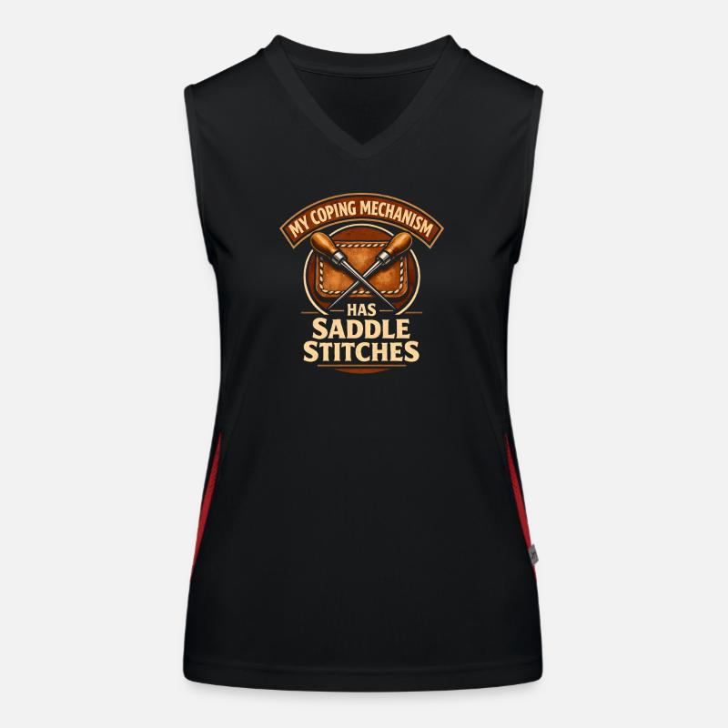 My Valve: Saddle Stitch | Sewing Leather Women's Functional Contrast Tank Top