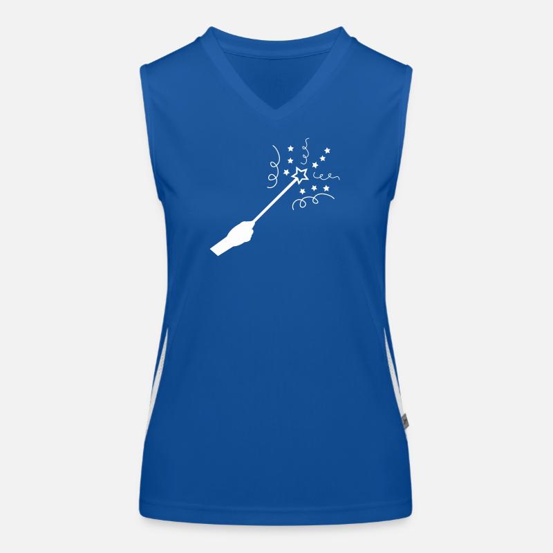 Star Magic Wand Women's Functional Contrast Tank Top