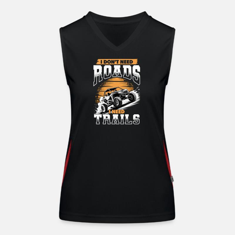 UTV Off Road 4 Wheeler Side by side Women's Functional Contrast Tank Top