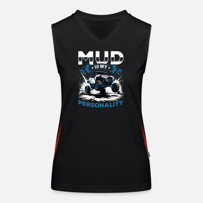 UTV Off Road 4 Wheeler Side by side Women's Functional Contrast Tank Top