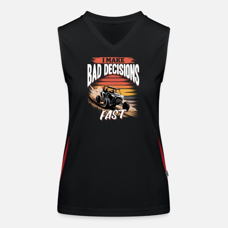 UTV Off Road 4 Wheeler Side by side Women's Functional Contrast Tank Top