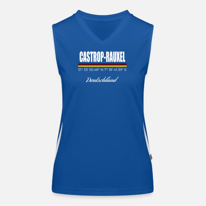 Castrop-Rauxel Funktionelles Kontrast-Tank Top für Frauen