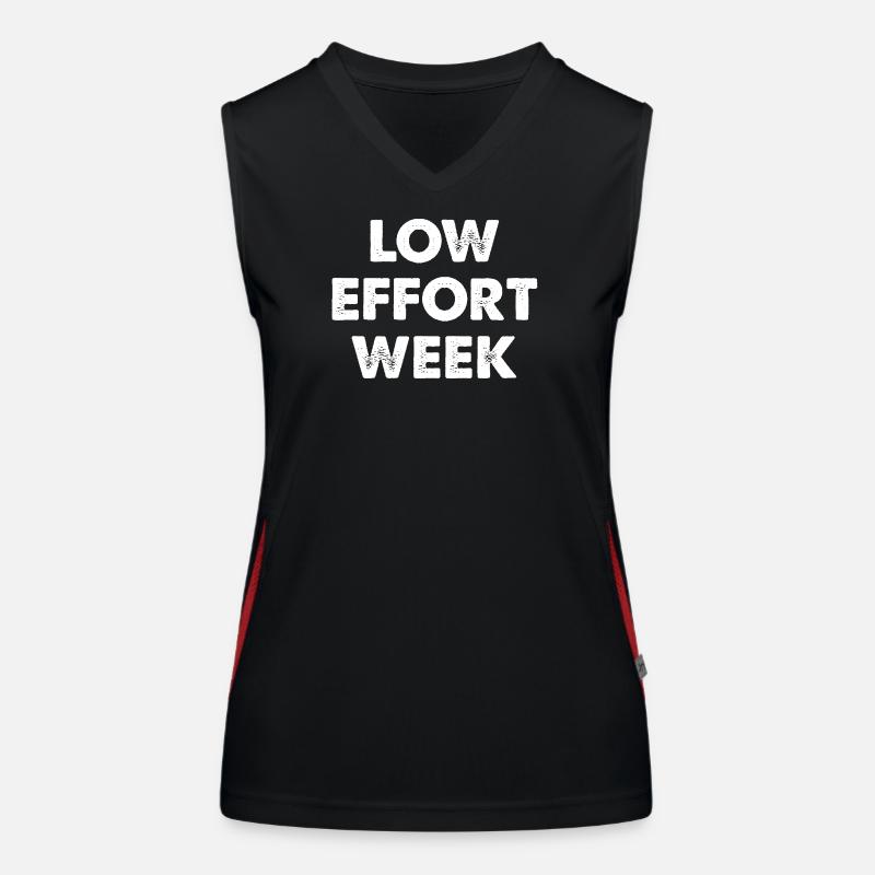 Low Effort Week Women's Functional Contrast Tank Top