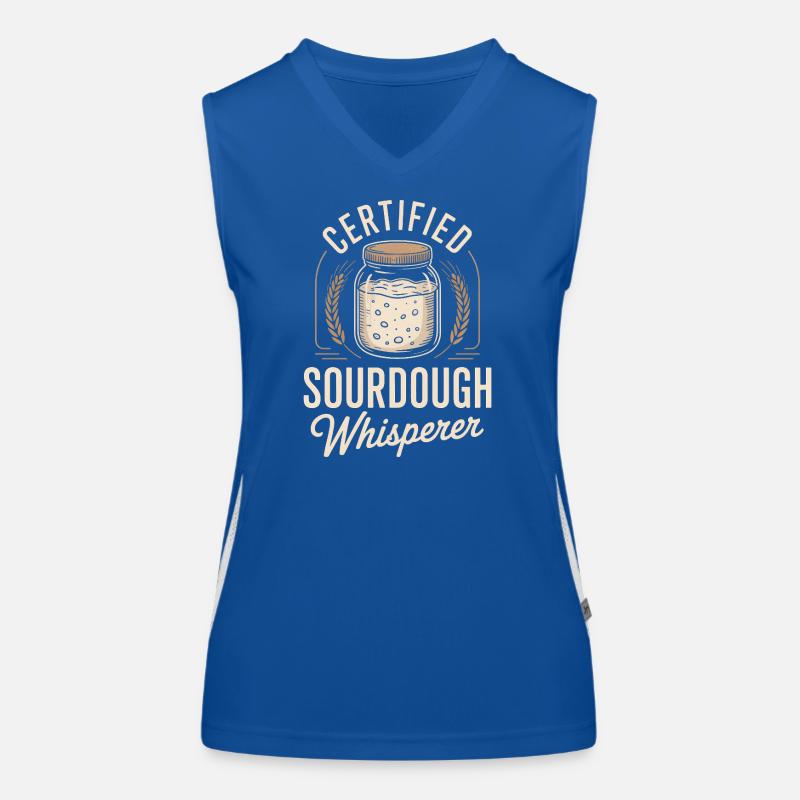 Zertifizierter Sauerteigflüsterer Funktionelles Kontrast-Tank Top für Frauen