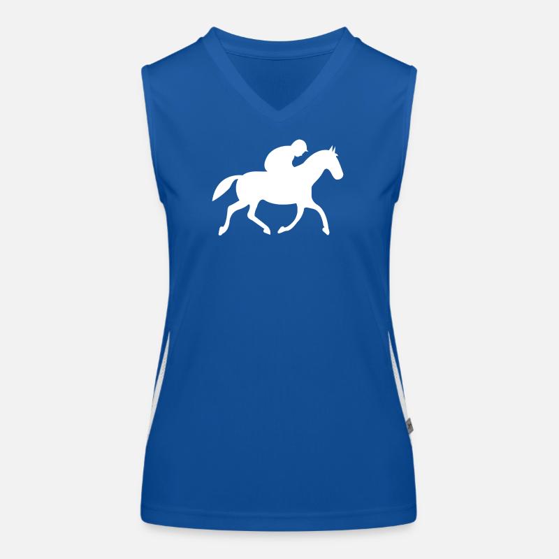 Chevaux Débardeur respirant contrasté Femme