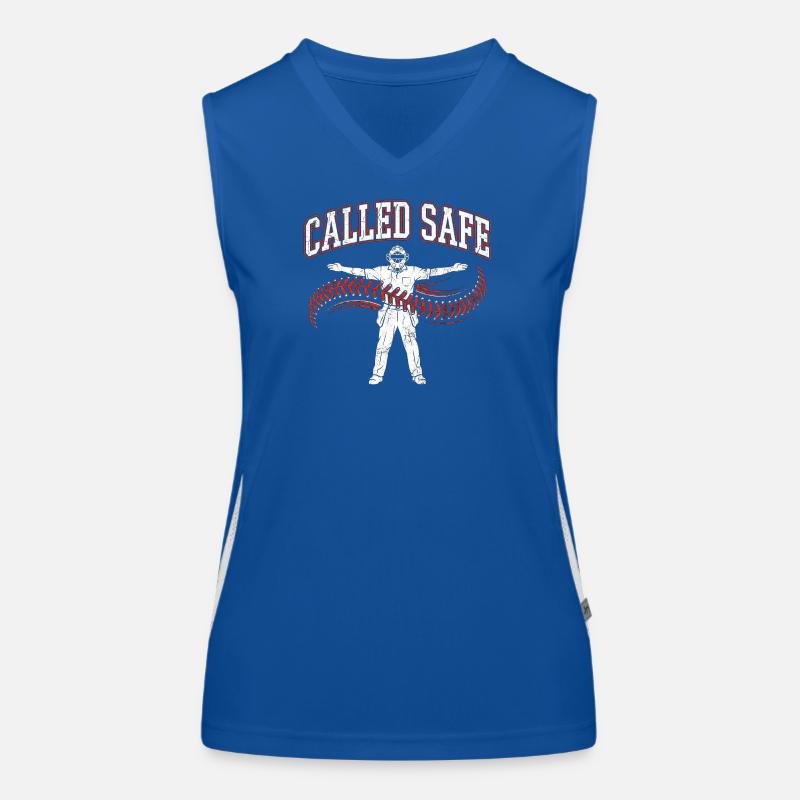 Called Safe Christlicher Baseball Glaube Kreuz Funktionelles Kontrast-Tank Top für Frauen