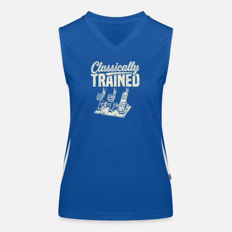 Classically Trained Pedals Funktionelles Kontrast-Tank Top für Frauen