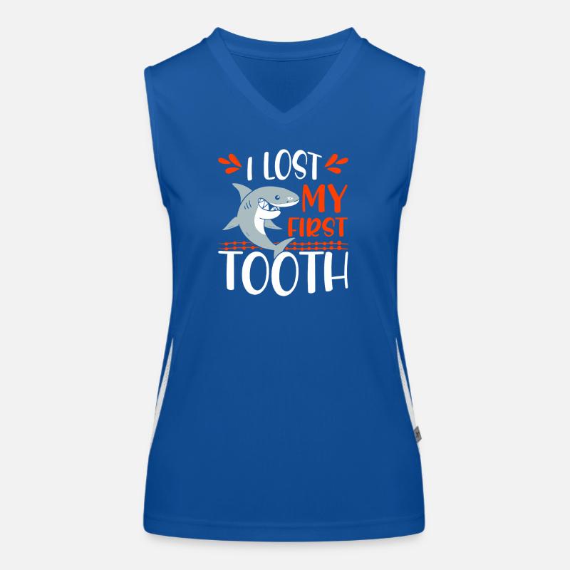 Premier Tooth Shark Tee Débardeur respirant contrasté Femme