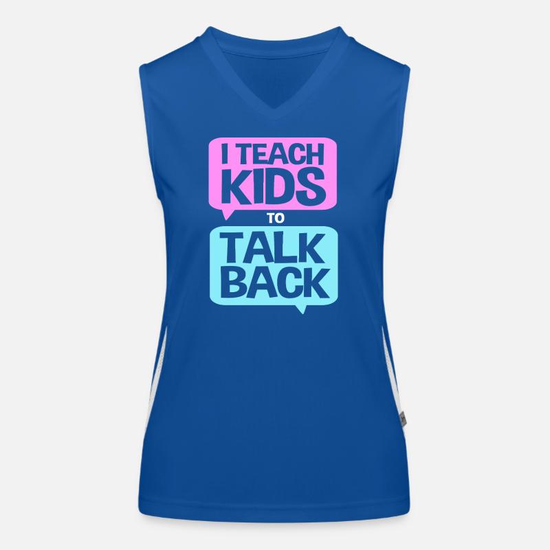 Speech Therapist Speech Therapist Women's Functional Contrast Tank Top