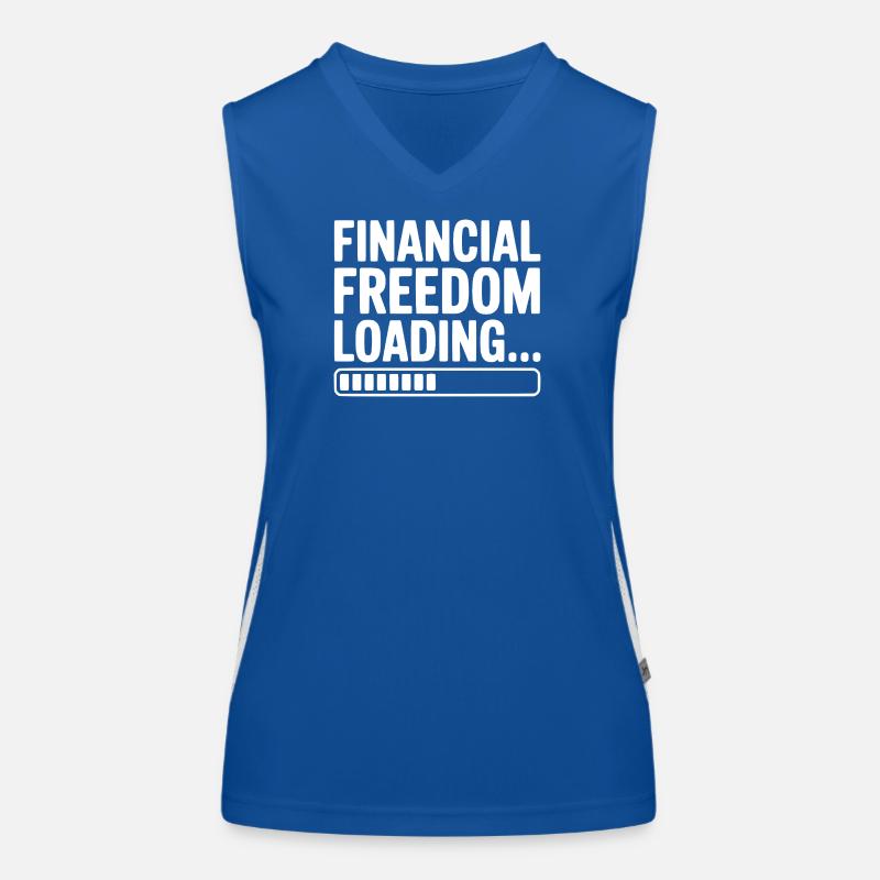 Financial Freedom Loading... Women's Functional Contrast Tank Top