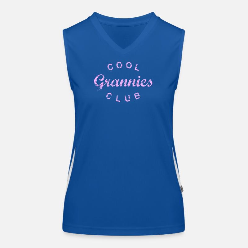 Cool Grannies Club Großmutter Muttertag Geschenk Funktionelles Kontrast-Tank Top für Frauen