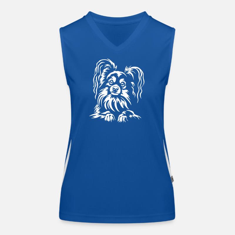 Papillon "Black Edition" Funktionelles Kontrast-Tank Top für Frauen