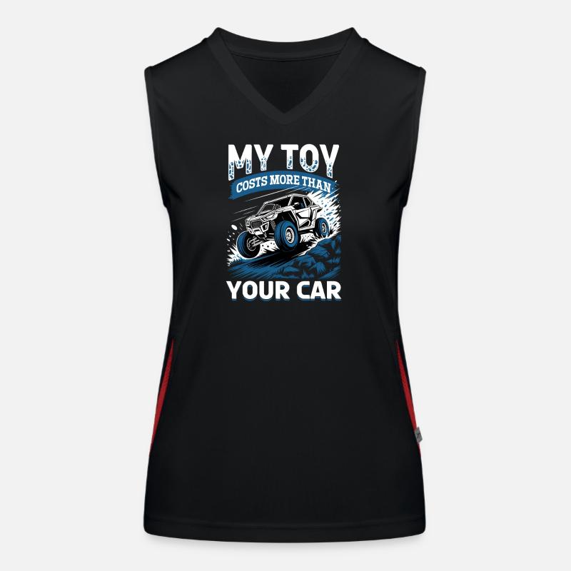 UTV Off Road 4 Wheeler Side by side Women's Functional Contrast Tank Top