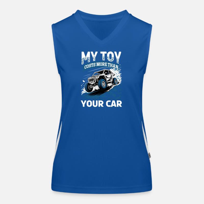 UTV Off Road 4 Wheeler Side by side Funktionelles Kontrast-Tank Top für Frauen