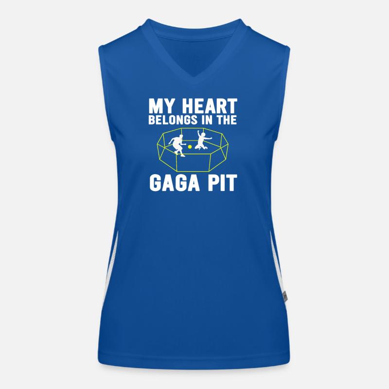 Gaga Pit Heart Tee Women's Functional Contrast Tank Top