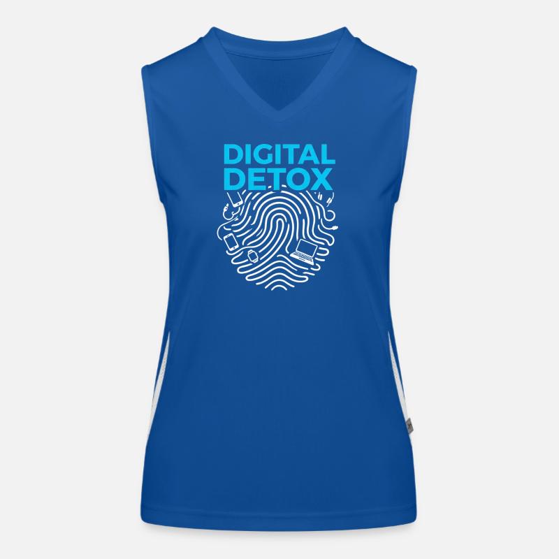 Digital Detox Funktionelles Kontrast-Tank Top für Frauen